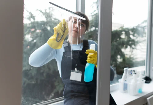Nettoyage de vitres intérieures et extérieures à Gauville-la-Campagne